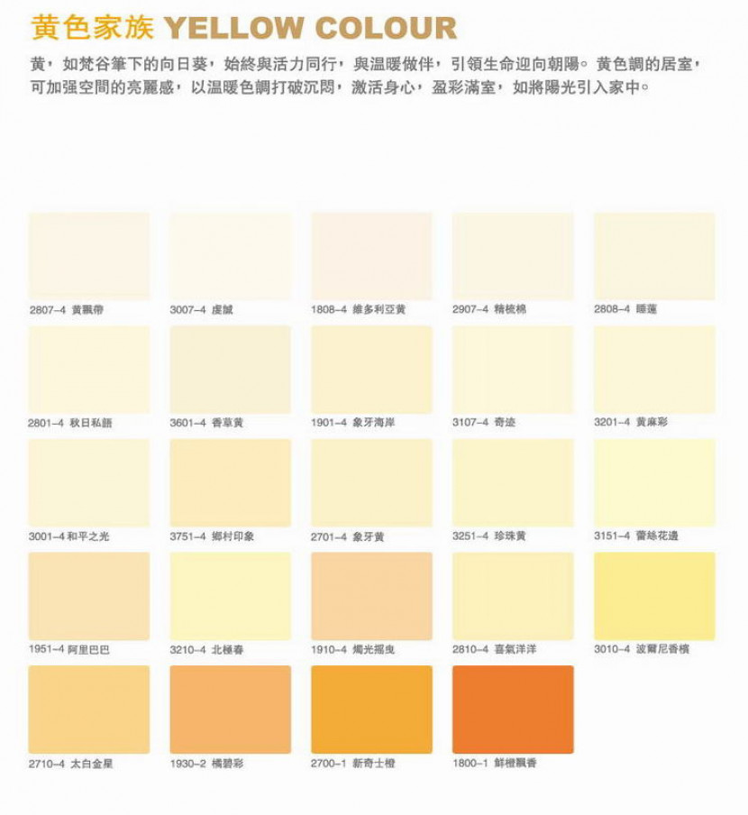 16-6大主色-02黃色家族