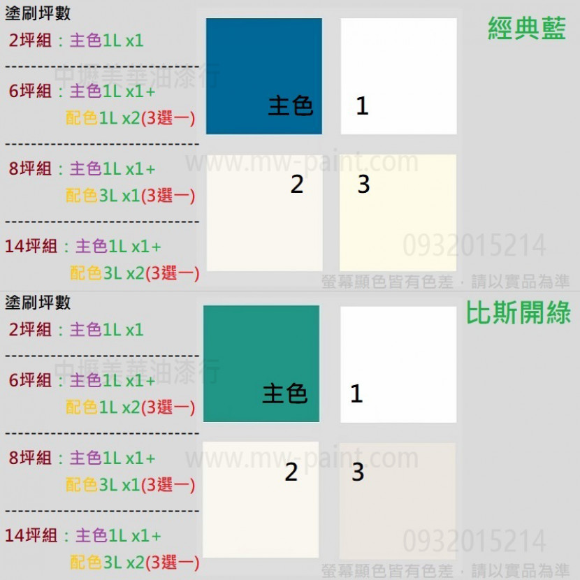 虹牌 易潔乳膠漆 套餐2_